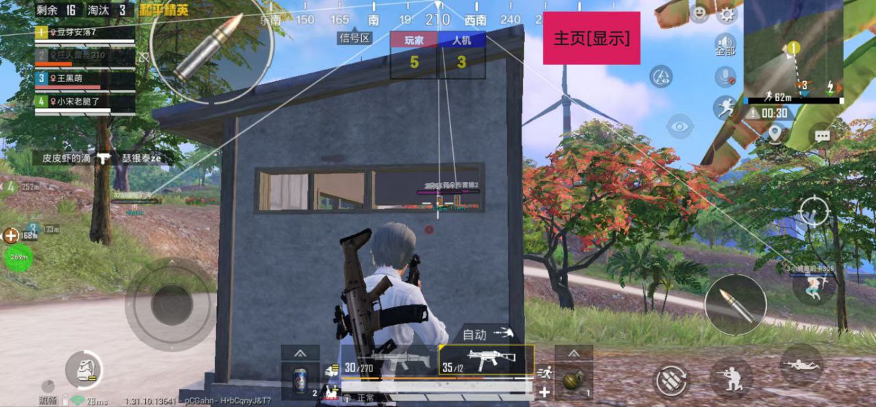 和平精英外挂【豌豆直装V1.0】漏打自瞄 喷子自喵 狙击枪自喵 全枪无死角漏打 追踪扫车打鸟